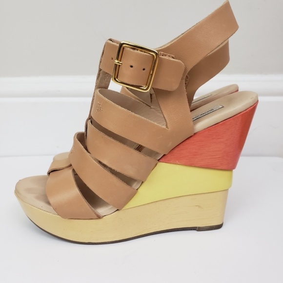 DVF Oceana Wedge Platform Sandals - Picture 3 of 9
